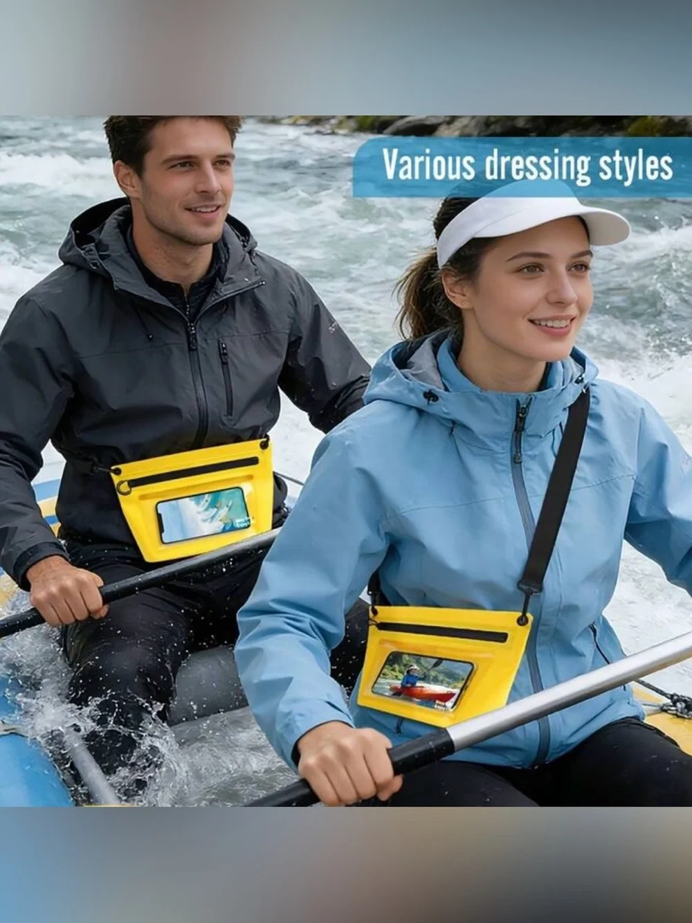 New Waterproof Yellow Tablet & Phone Dry Pouch